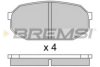 BREMSI BP2249 Brake Pad Set, disc brake